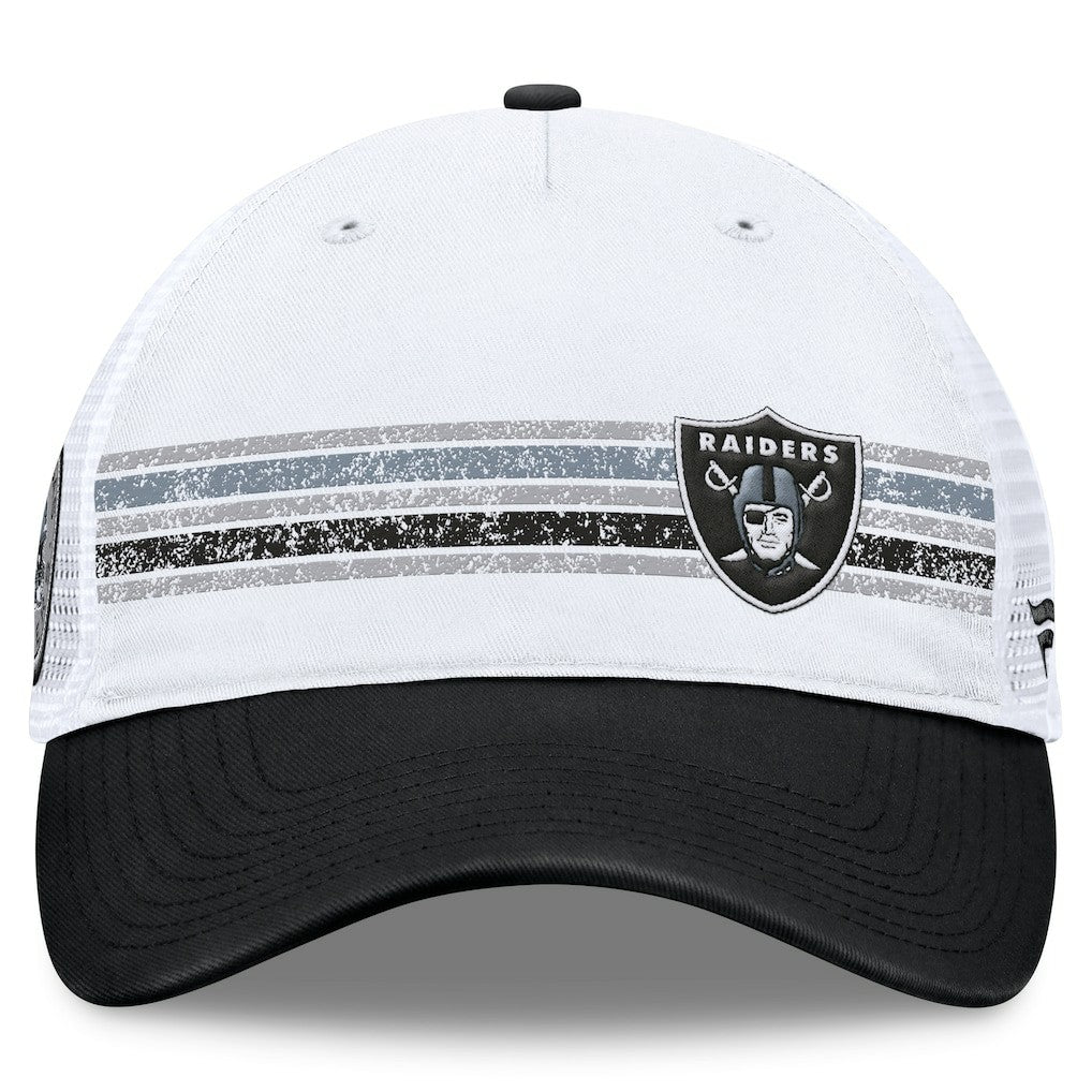Las Vegas Raiders Fanatics Flawless Stripe Adjustable Hat
