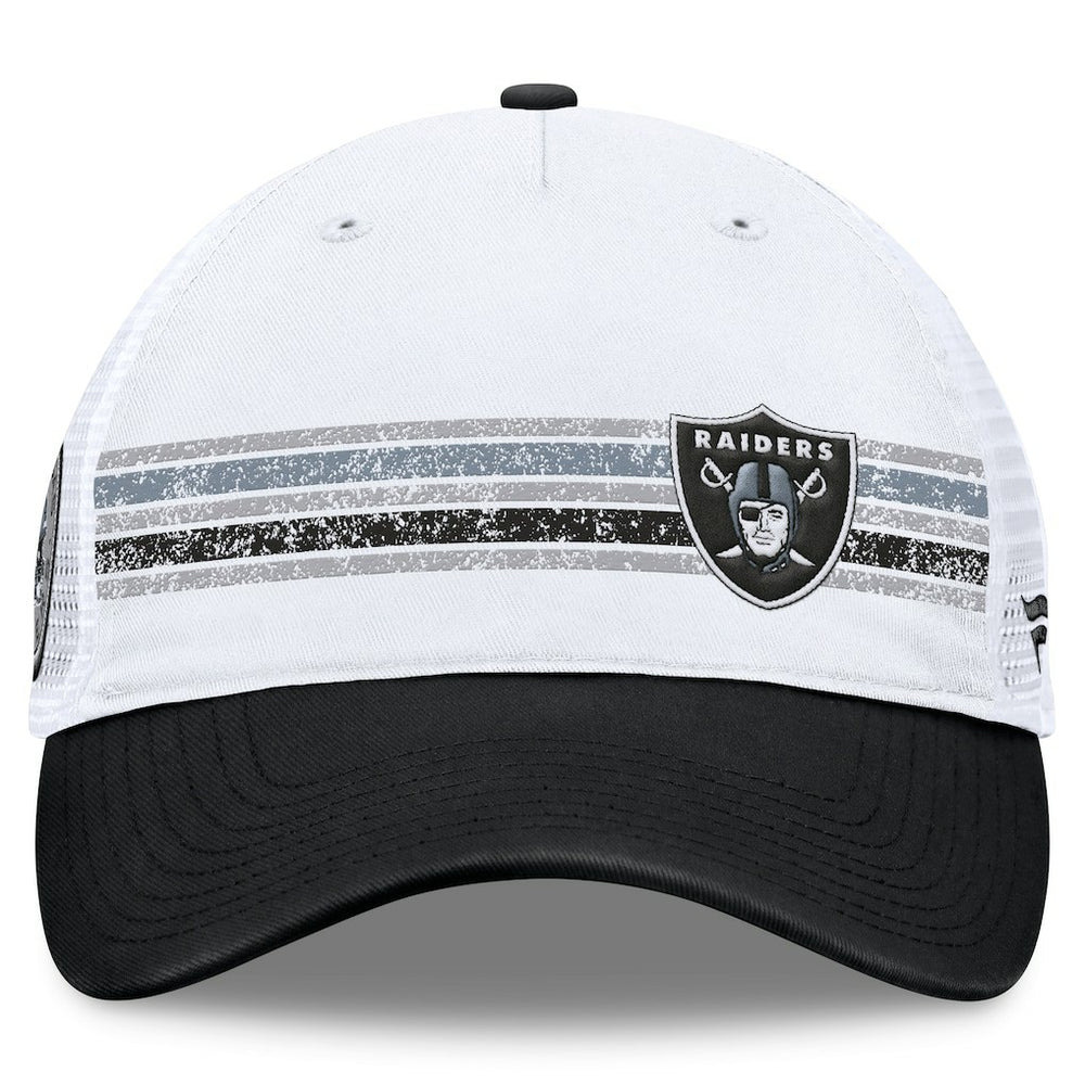 Las Vegas Raiders Fanatics Flawless Stripe Adjustable Hat