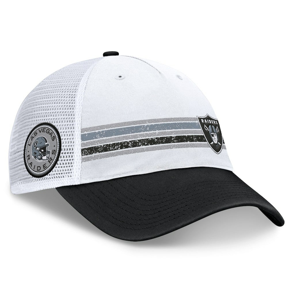 Las Vegas Raiders Fanatics Flawless Stripe Adjustable Hat