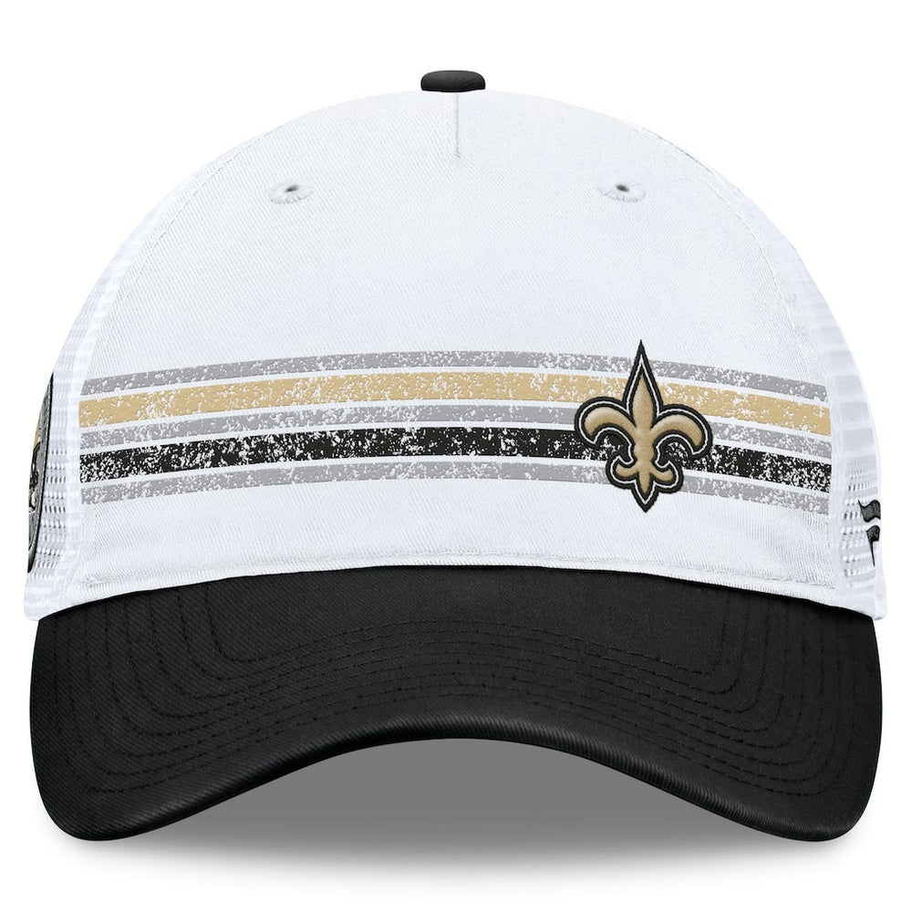 New Orleans Saints Fanatics Flawless Stripe Adjustable Hat