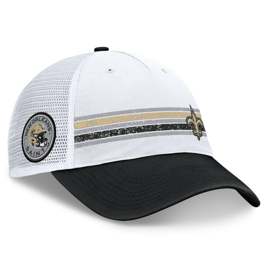 New Orleans Saints Fanatics Flawless Stripe Adjustable Hat