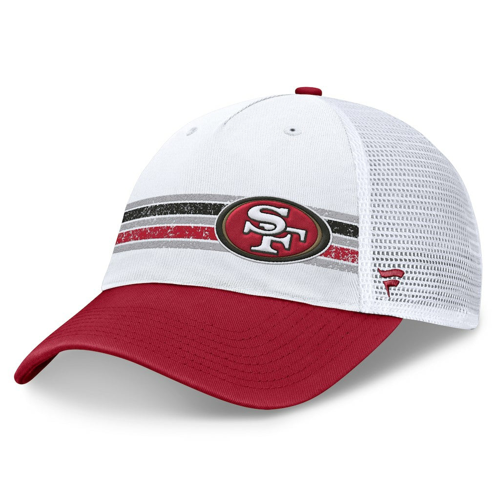 San Francisco 49ers Fanatics Flawless Stripe Adjustable Hat