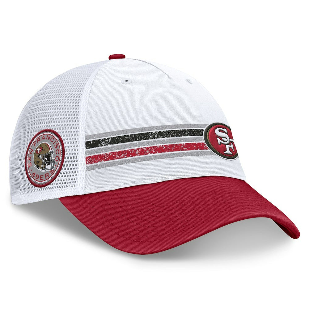 San Francisco 49ers Fanatics Flawless Stripe Adjustable Hat