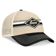 New Orleans Saints Fanatics Diamond Stripe Trucker Adjustable Hat