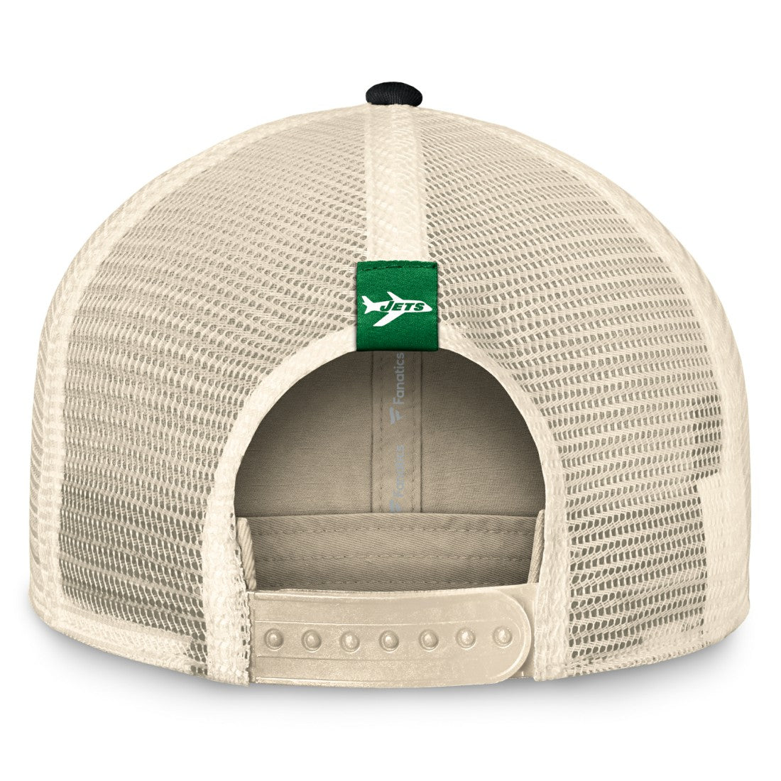 New York Jets Fanatics Diamond Stripe Trucker Adjustable Hat