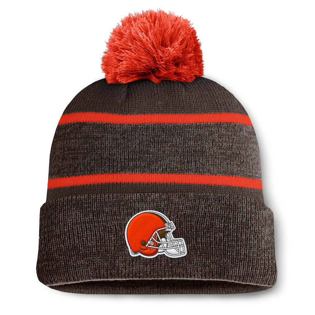 Cleveland Browns Fanatics Holding Cuffed Knit Hat with Pom