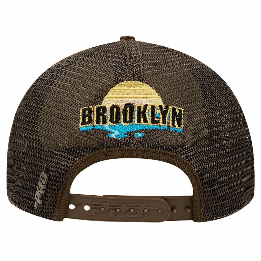 Brooklyn Nets Pro Standard Glint Sunset Snapback Hat Discount
