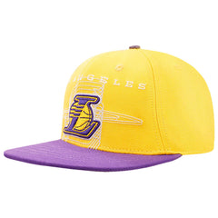 Los Angeles Lakers Pro Standard Logo Morph Snapback Hat Online