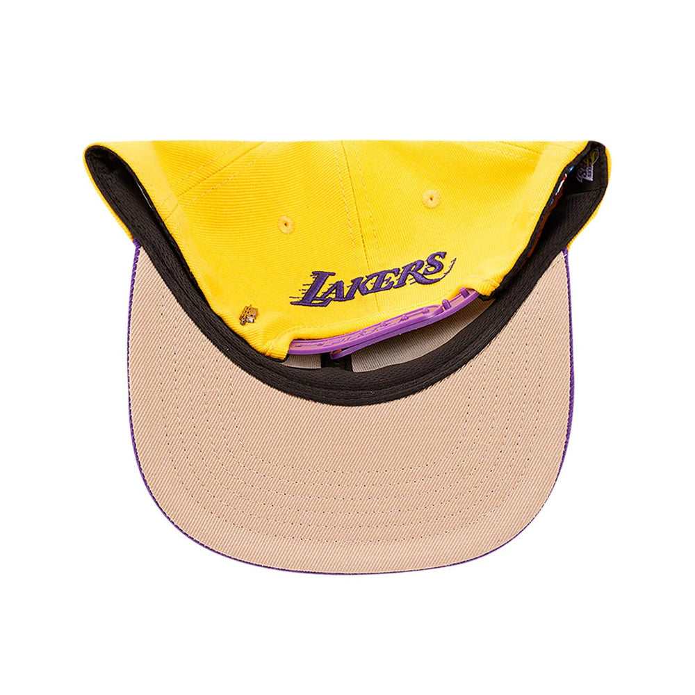 Los Angeles Lakers Pro Standard Logo Morph Snapback Hat Online
