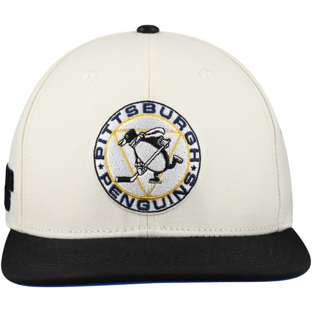 Pittsburgh Penguins Pro Standard Retro Classic Logo Snapback Hat Discount