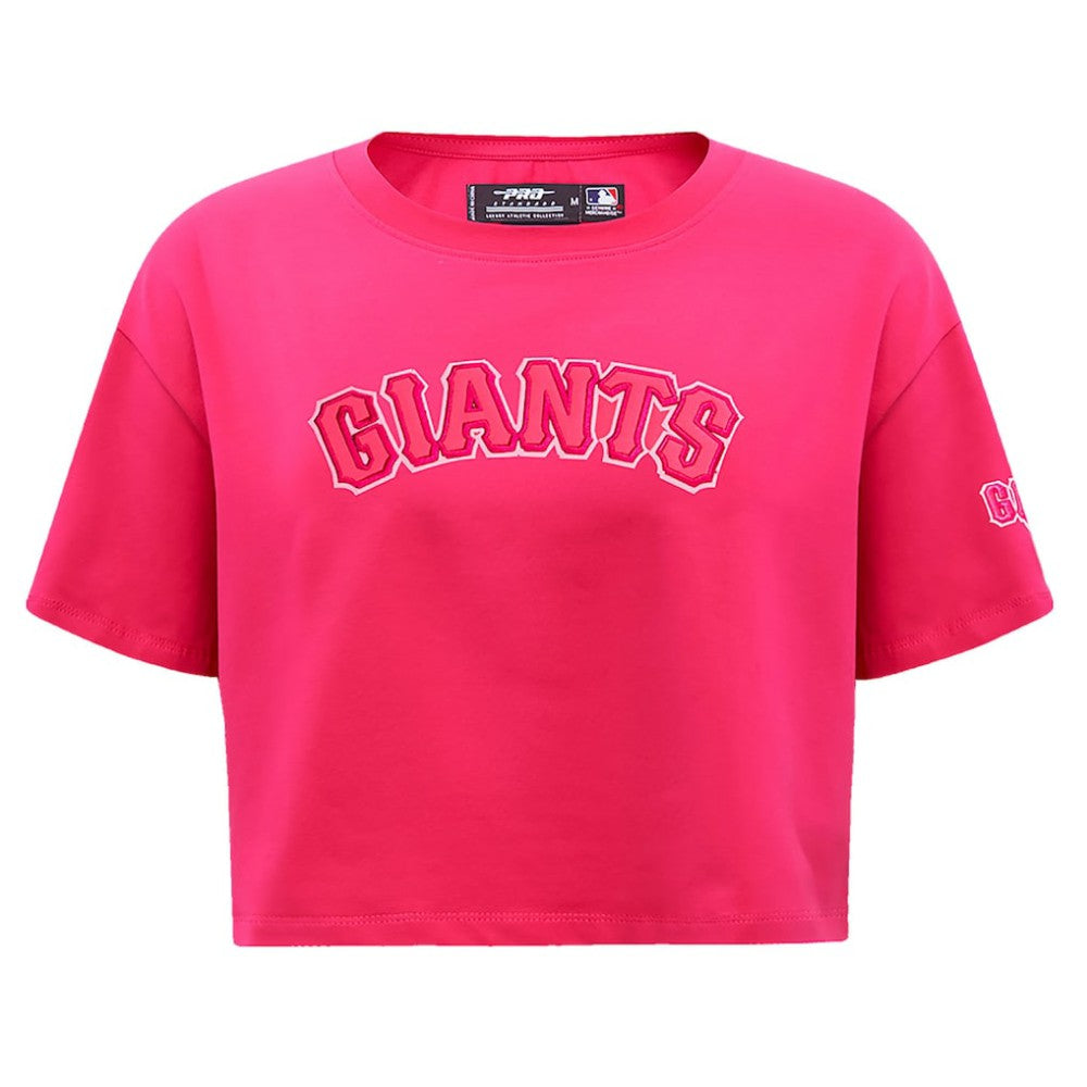 San Francisco Giants Pro Standard Women's Triple Pink Boxy Cropped T-Shirt | MLB Outlet