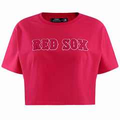 Boston Red Sox Pro Standard Women's Triple Pink Boxy Cropped T-Shirt | MLB Near me