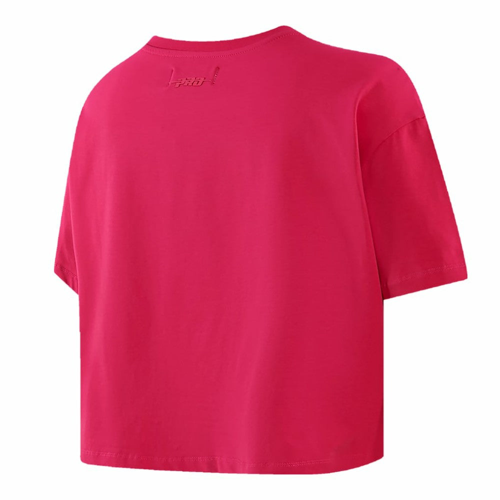 Boston Red Sox Pro Standard Women's Triple Pink Boxy Cropped T-Shirt | MLB Near me