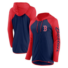 Boston Red Sox Fanatics Women's Script Sleeve Full-Zip Hoodie | MLB Discount