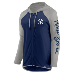 New York Yankees Fanatics Women's Script Sleeve Full-Zip Hoodie | MLB For sale