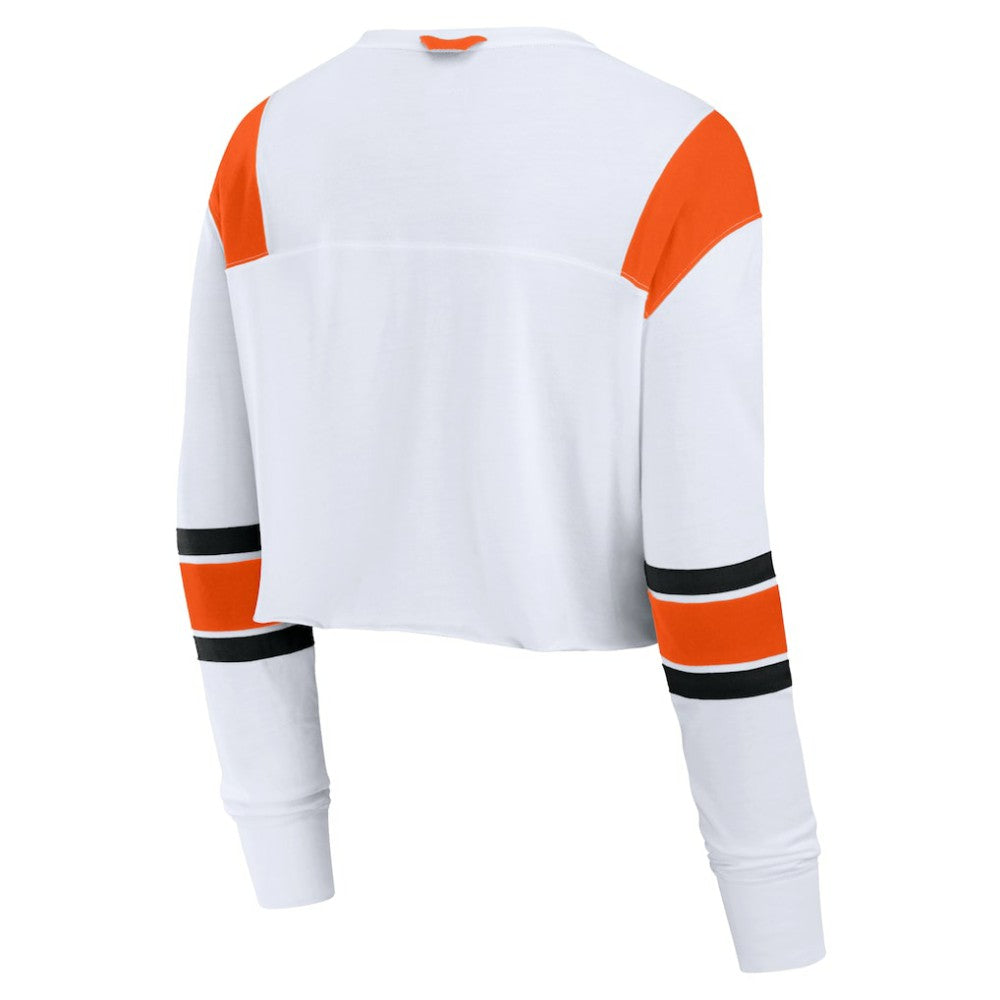 San Francisco Giants Fanatics Women's Stretch Cropped Fashion Long Sleeve T-Shirt | MLB Outlet