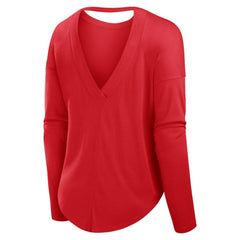 Philadelphia Phillies Fanatics Women's Core Boat Neck Long Sleeve T-Shirt  | MLB Outlet