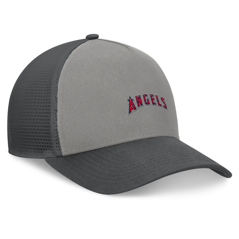 Los Angeles Angels Fanatics A-Frame Trucker Adjustable Hat | MLB Near me