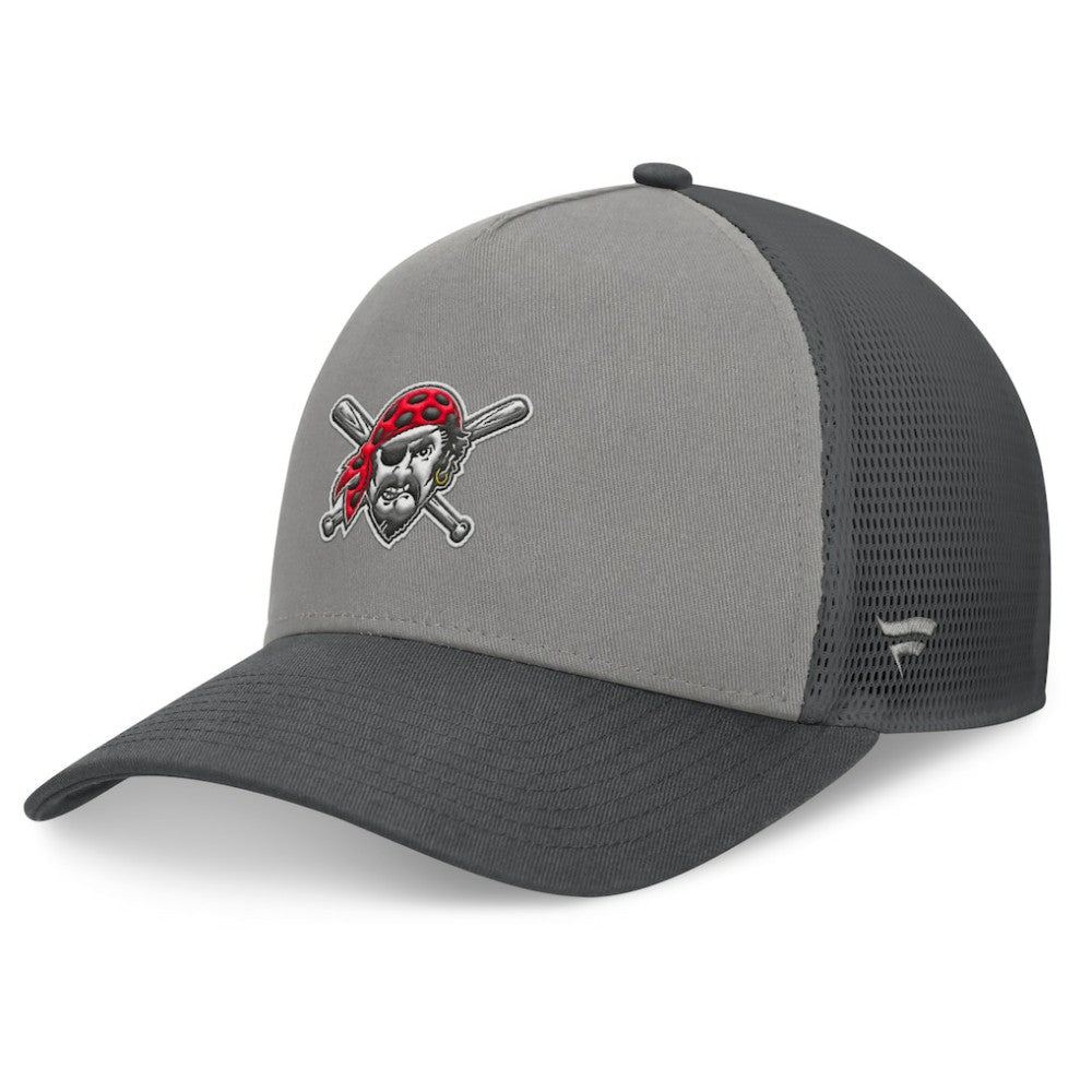 Pittsburgh Pirates Fanatics A-Frame Trucker Adjustable Hat | MLB New
