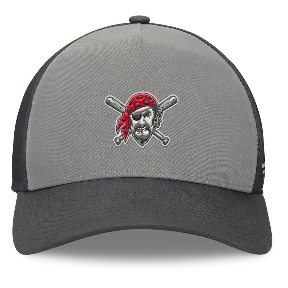 Pittsburgh Pirates Fanatics A-Frame Trucker Adjustable Hat | MLB New