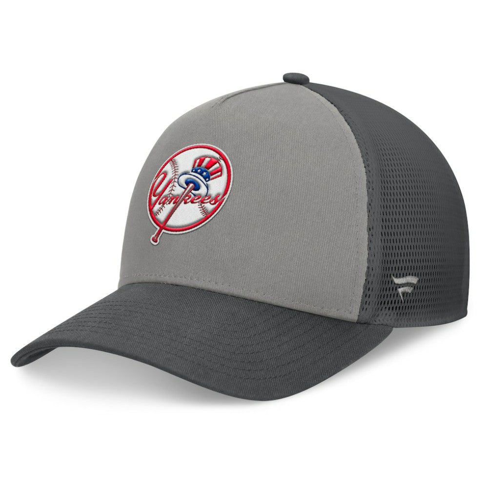 New York Yankees Fanatics A-Frame Trucker Adjustable Hat | MLB Outlet