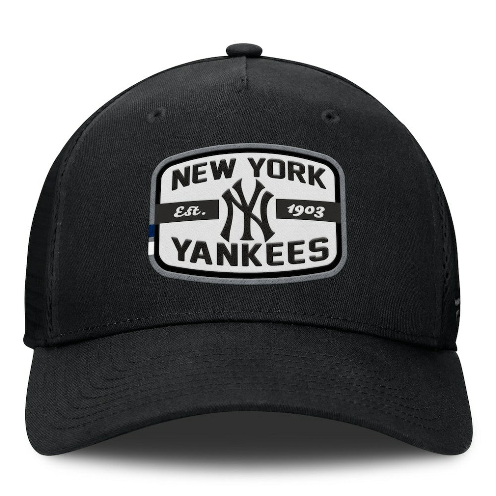 New York Yankees Fanatics Team Patch A-Frame Trucker Snapback Hat | MLB New