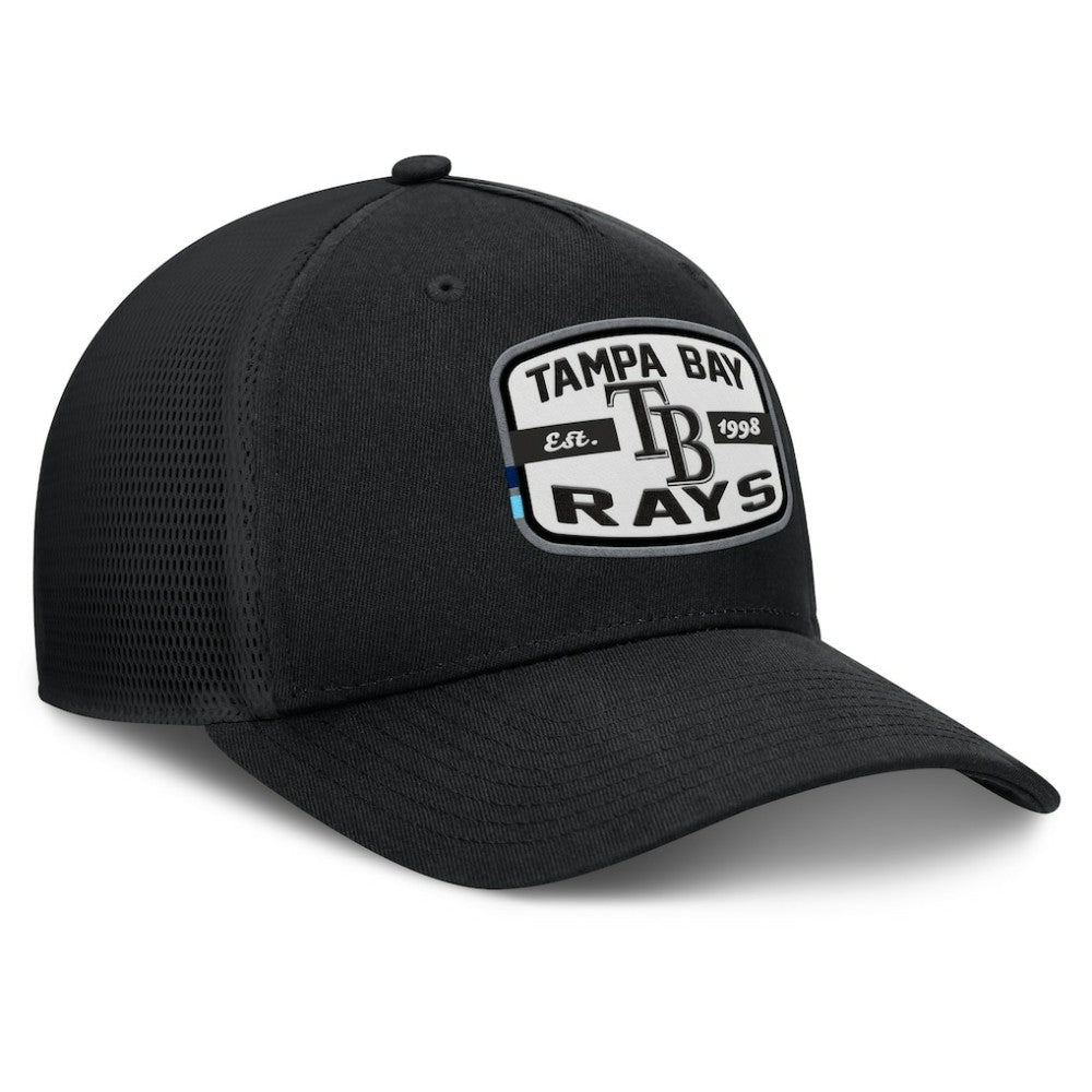 Tampa Bay Rays Fanatics Team Patch A-Frame Trucker Snapback Hat | MLB Sale