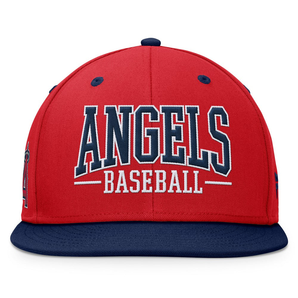 Los Angeles Angels Fanatics Fundamental Bold Snapback Hat | MLB Discount