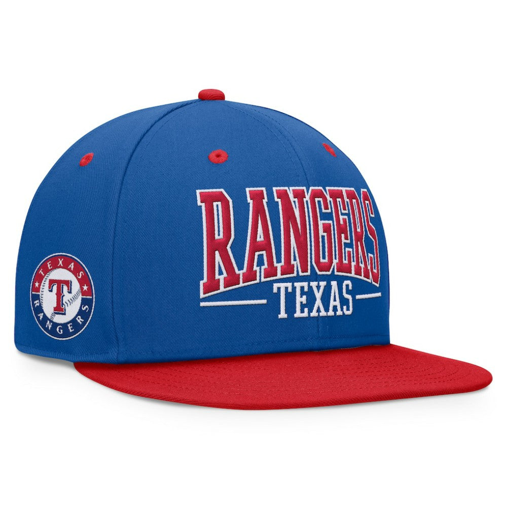Texas Rangers Fanatics Fundamental Bold Snapback Hat | MLB For sale