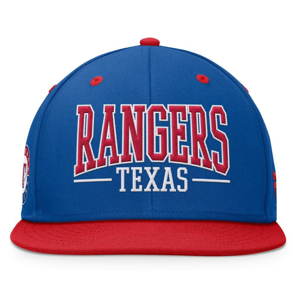 Texas Rangers Fanatics Fundamental Bold Snapback Hat | MLB For sale