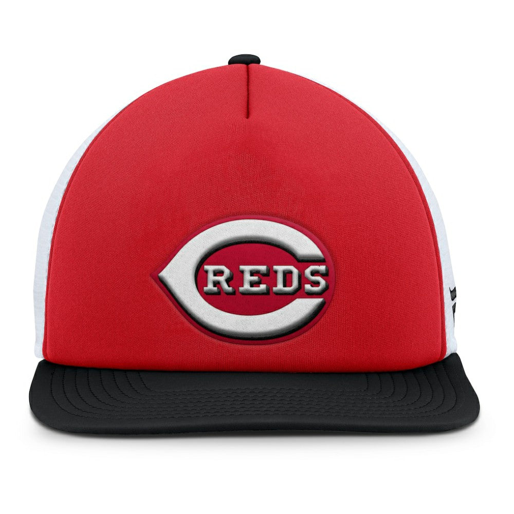 Cincinnati Reds Fanatics Fundamental Foam Front Snapback Hat | MLB On Sale