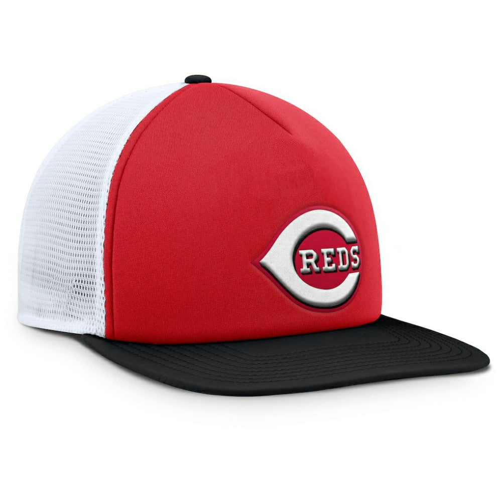 Cincinnati Reds Fanatics Fundamental Foam Front Snapback Hat | MLB On Sale