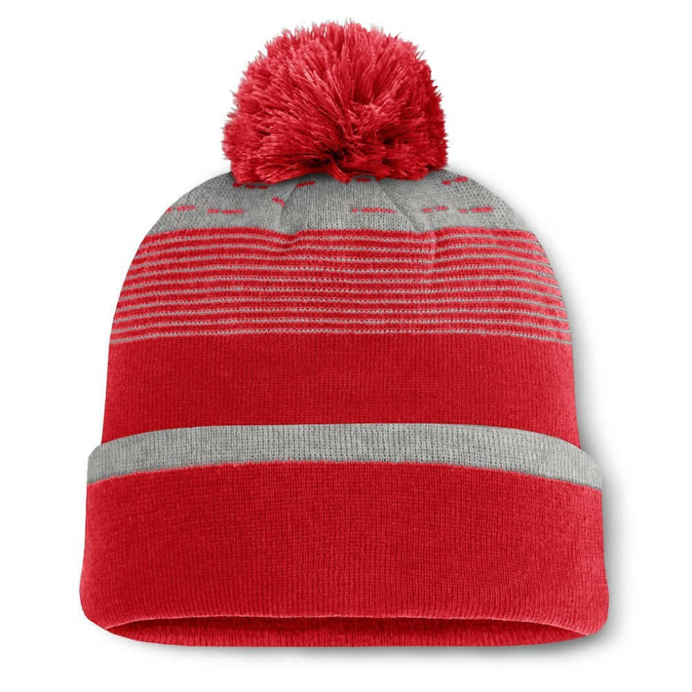 Washington Nationals Fanatics Fundamental Gradient Cuffed Knit Hat with Pom | MLB For sale