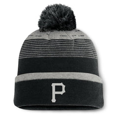 Pittsburgh Pirates Fanatics Fundamental Gradient Cuffed Knit Hat with Pom | MLB On Sale