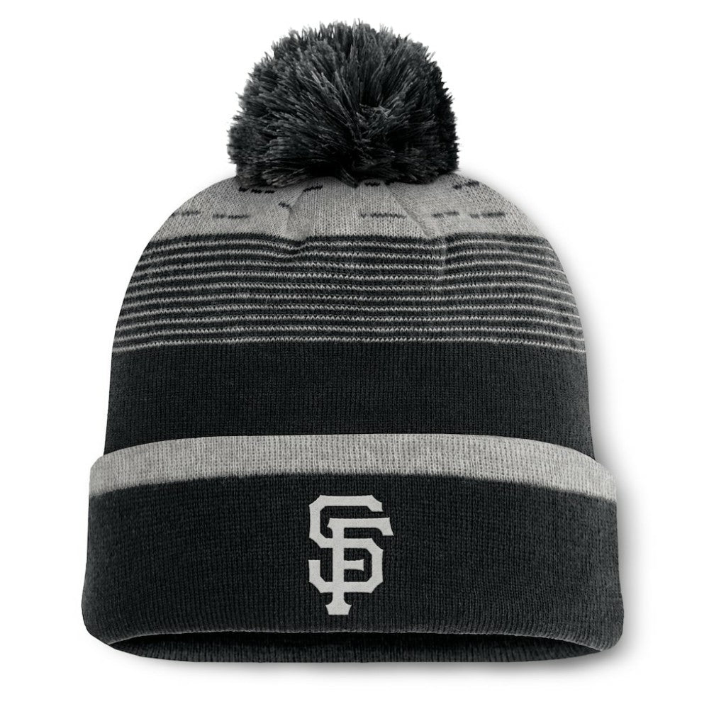 San Francisco Giants Fanatics Fundamental Gradient Cuffed Knit Hat with Pom | MLB Outlet
