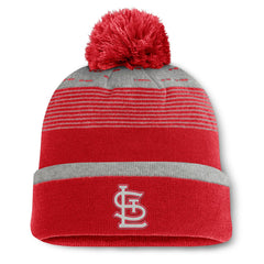 St. Louis Cardinals Fanatics Fundamental Gradient Cuffed Knit Hat with Pom | MLB Outlet