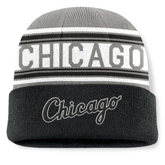 Chicago White Sox Fanatics Fundamental Team Stripe Cuffed Knit Hat | MLB Sale
