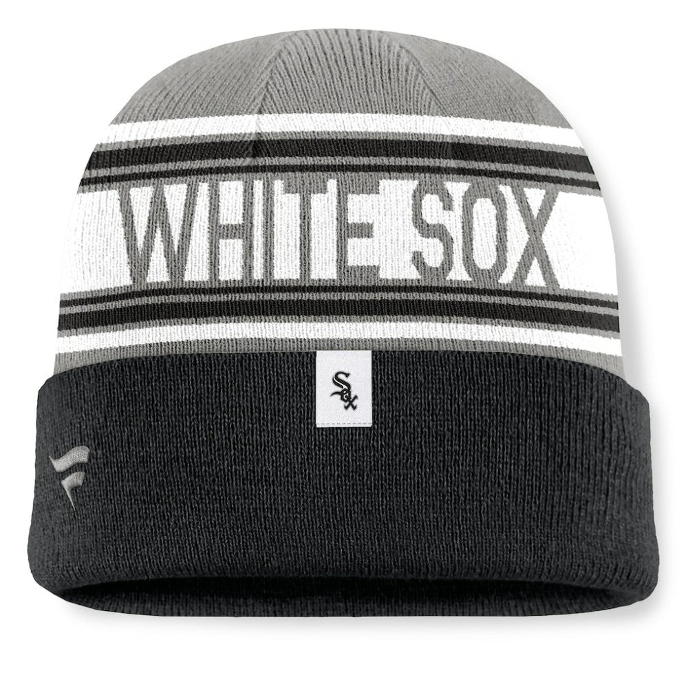 Chicago White Sox Fanatics Fundamental Team Stripe Cuffed Knit Hat | MLB Sale