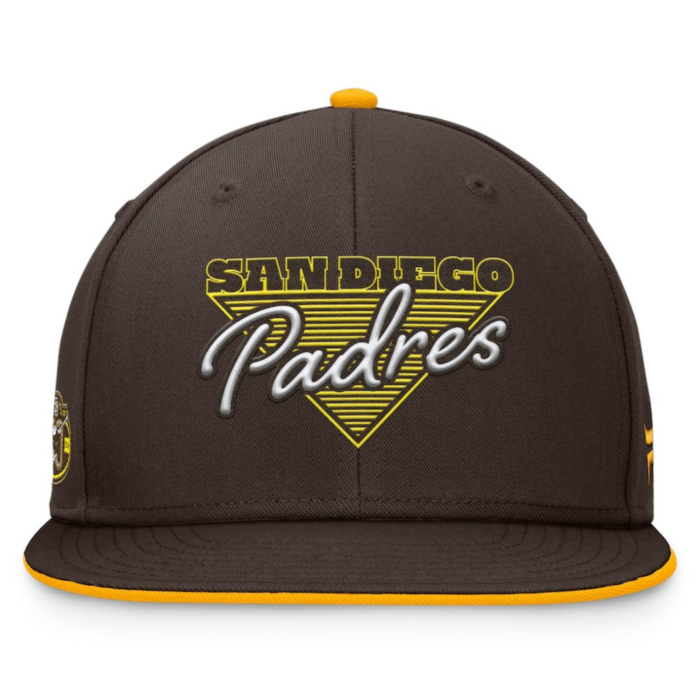 San Diego Padres Fanatics Fundamental Tri-Script Fitted Hat | MLB New