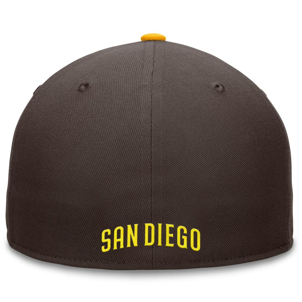 San Diego Padres Fanatics Fundamental Tri-Script Fitted Hat | MLB New