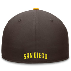 San Diego Padres Fanatics Fundamental Tri-Script Fitted Hat | MLB New