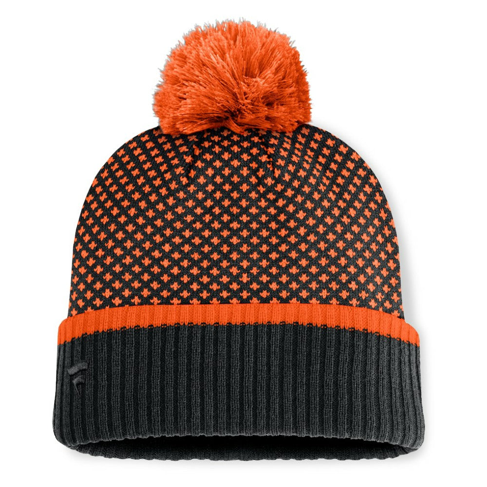 San Francisco Giants Fanatics Women's Fundamental Jacquard Cuffed Knit Hat with Pom | MLB Sale