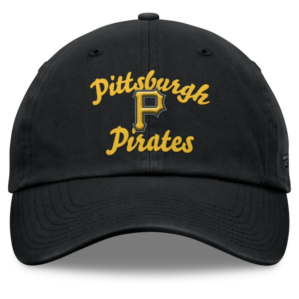 Pittsburgh Pirates Fanatics Women's Fundamental Script Logo Adjustable Hat | MLB Outlet