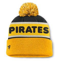 Pittsburgh Pirates Fanatics Heritage Cuffed Knit Hat with Pom | MLB US
