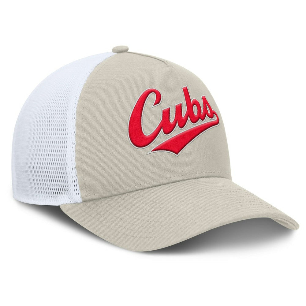 Chicago Cubs Fanatics Heritage Light Khaki A-Frame Adjustable Hat | MLB On Sale