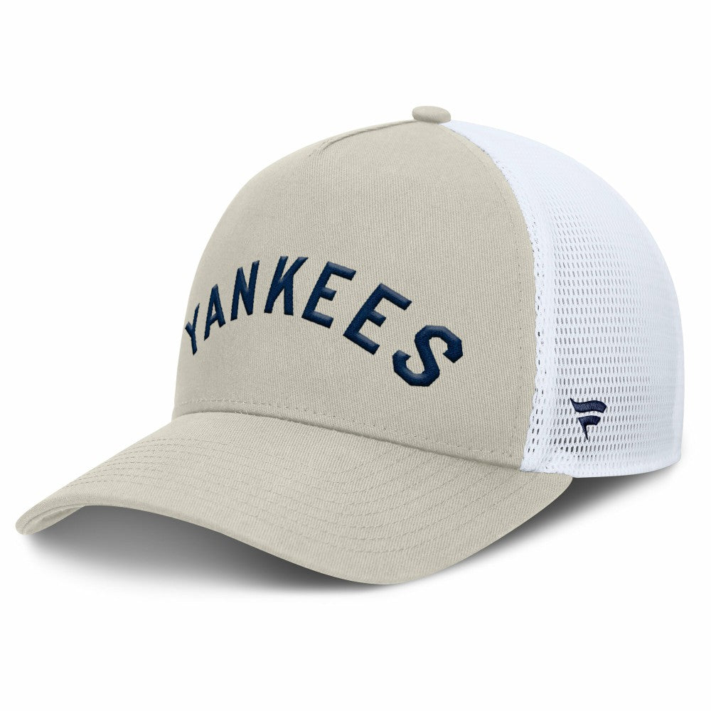 New York Yankees Fanatics Heritage Light Khaki A-Frame Adjustable Hat | MLB New
