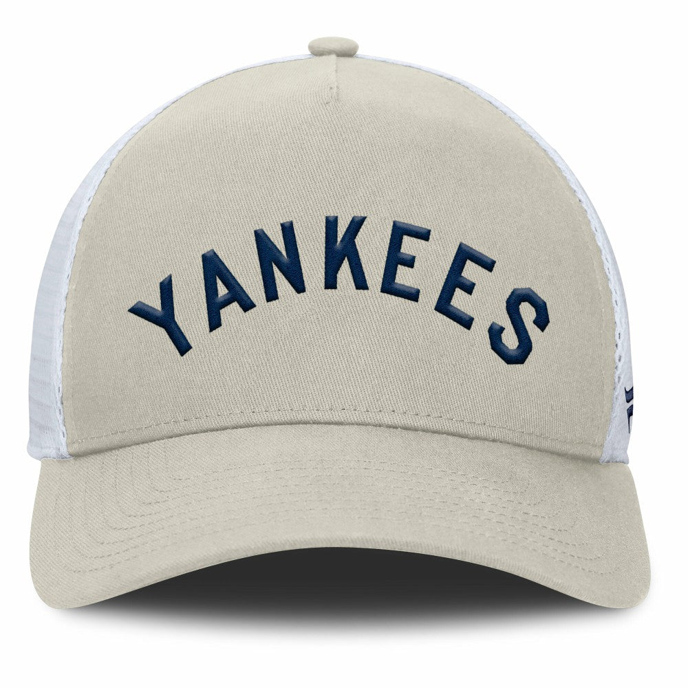 New York Yankees Fanatics Heritage Light Khaki A-Frame Adjustable Hat | MLB New