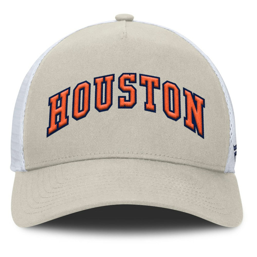 Houston Astros Fanatics Heritage Light Khaki A-Frame Adjustable Hat | MLB Shop