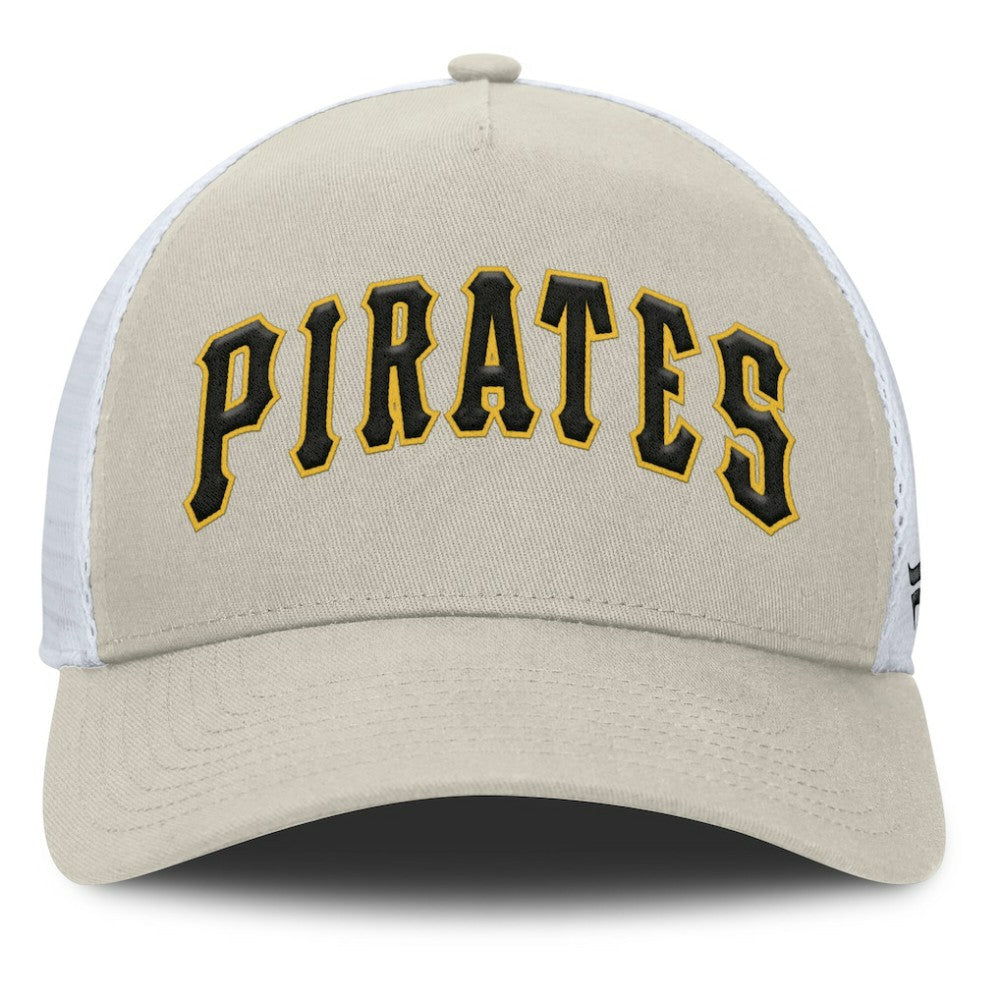 Pittsburgh Pirates Fanatics Heritage Light Khaki A-Frame Adjustable Hat | MLB New