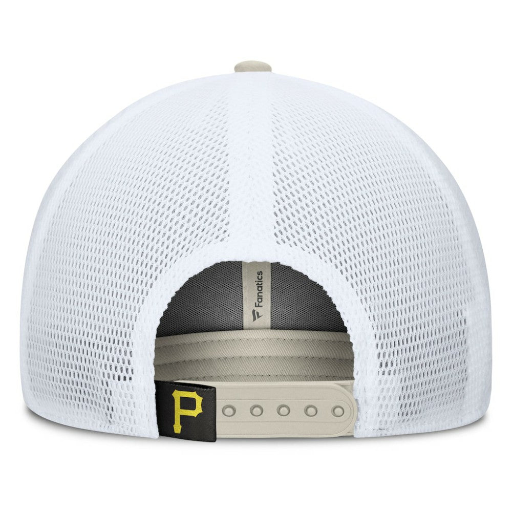 Pittsburgh Pirates Fanatics Heritage Light Khaki A-Frame Adjustable Hat | MLB New